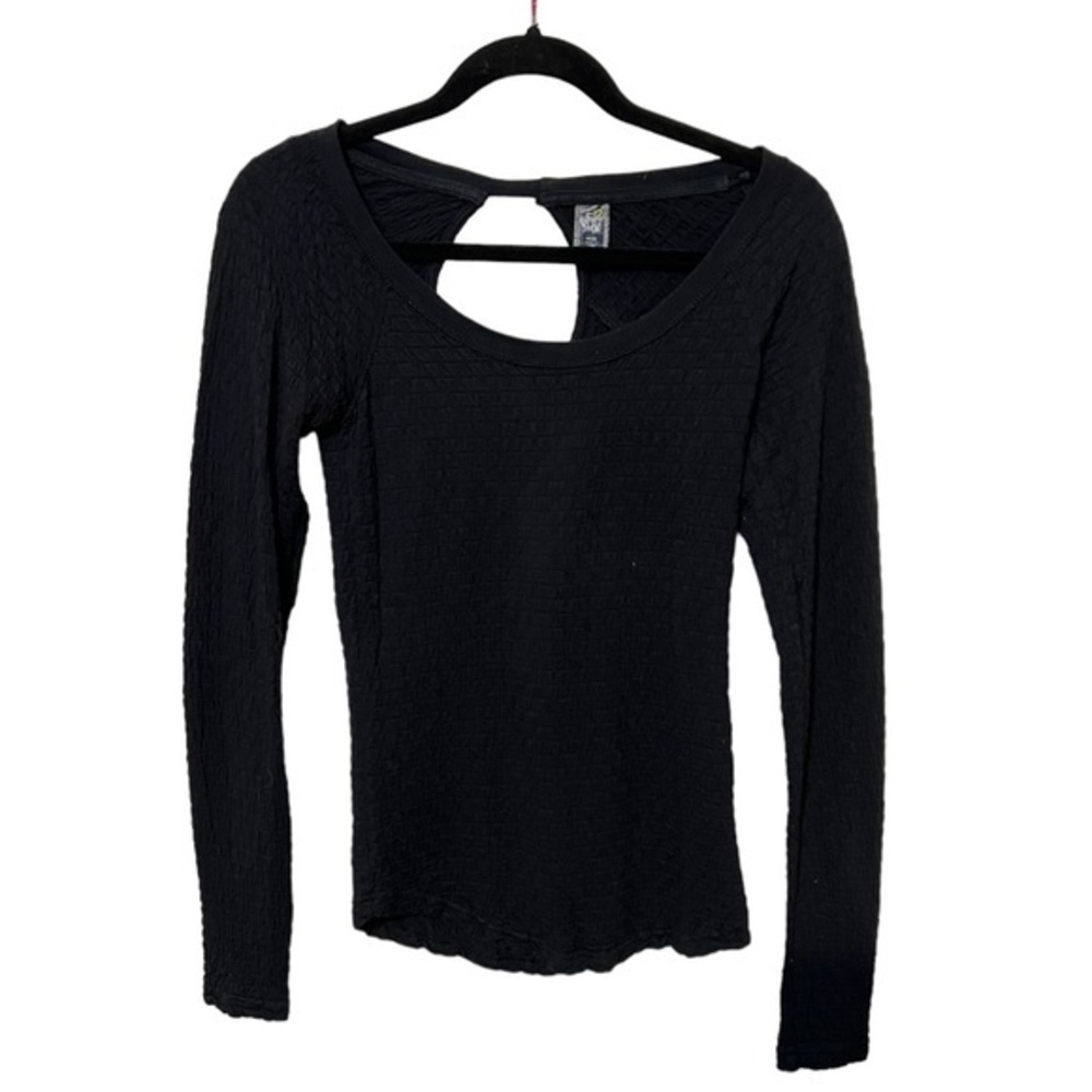 Free People Long Sleeve Lightweight Bodycon Top Size Medium